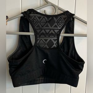 Zyia Activewear Black Bomber Bra Sports Bra